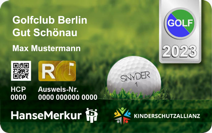 Golf Fernmitgliedschaft 2023 mit DGV Ausweis 2023 bei Berlin